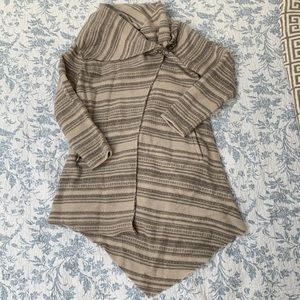 Garnet Hill NWOT Asymmetrical sweater jacket